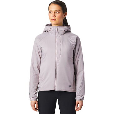 (取寄)マウンテンハードウェア レディース コア ストラタ フーデッド ジャケット Mountain Hardwear Women Kor Strata Hooded Jacket Mystic Purple