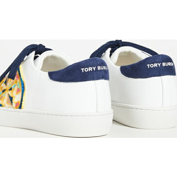 (取寄)トリーバーチ レディース Tロゴ フィル クーペ スニーカー Tory Burch Women's T-Logo Fil Coupe Sneakers White RoyalNavy Multi