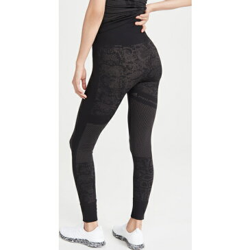 (取寄)アディダス バイ ステラ マッカートニー レディース エッセンシャル シームレス タイト レギンス adidas by Stella McCartney Women's Essential Seamless Tight Leggings Black Explorer