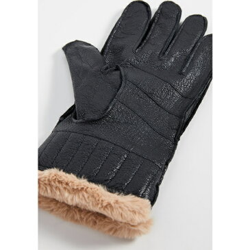 (取寄)バブアー レザー ユーティリティ グローブ Barbour Leather Utility Gloves Black