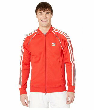 (取寄)アディダス オリジナルス メンズ スーパースター トラック トップ adidas originals Men's Superstar Track Top Lush Red