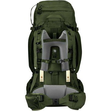 (取寄) フェールラーベン ユニセックス カイカ 75L バックパック Fjallraven Men's Kajka 75L Backpack Forest Green