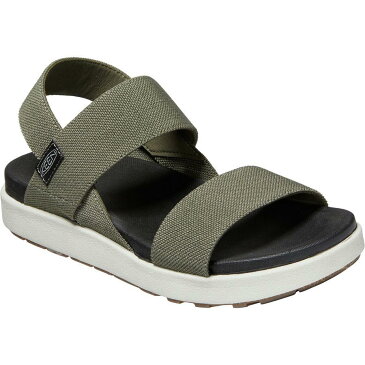 (取寄)キーン レディース エル バックストラップ サンダル KEEN Women Elle Backstrap Sandal Dusty Olive