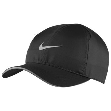 (取寄)ナイキ メンズ ドライフィット フェザーライト キャップ Nike Men's Dri-FIT Featherlight Cap Black Reflective Silver