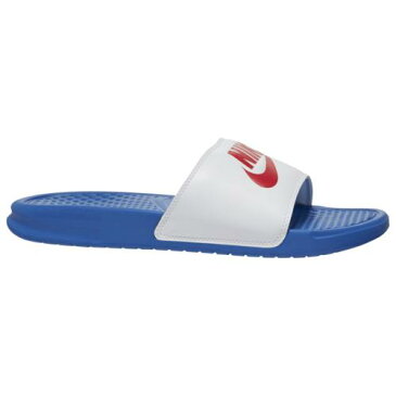 【エントリーでポイント10倍】(取寄)ナイキ メンズ シューズ ベナッシ JDI スライド Nike Men's Shoes Benassi JDI Slide Game Royal University Red White