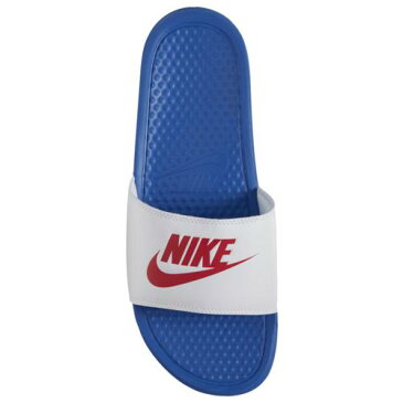 【エントリーでポイント10倍】(取寄)ナイキ メンズ シューズ ベナッシ JDI スライド Nike Men's Shoes Benassi JDI Slide Game Royal University Red White