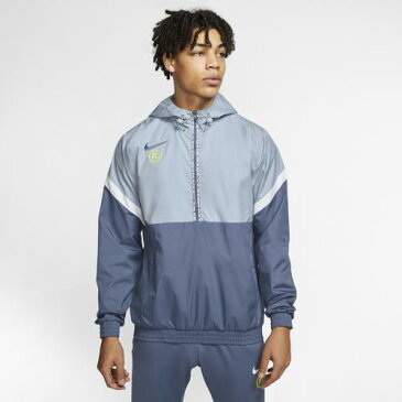 (取寄)ナイキ メンズ FC トラック ジャケット Nike Men's FC Track Jacket Obsidian Mist Diffused Blue White