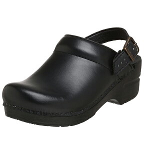 ダンスコ レディース イングリッド ボックス レザー クロッグ ブラック dansko Ingrid Box Leather Clog Black 【サボ サンダル コンフォートシューズ 大きいサイズ 靴】 送料無料