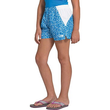 (取寄)ノースフェイス ガールズ クラス V ウォーター 3 インチ ショート The North Face Girls' Class V Water 3 Inch Short Clear Lake Blue Flashito Print