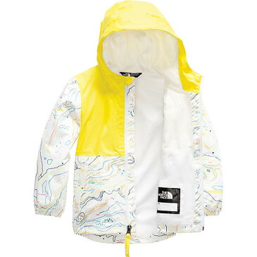 【エントリーでポイント10倍】(取寄)ノースフェイス トドラー ジップライン レイン ジャケット The North Face Toddlers' Zipline Rain Jacket TNF White Little Yose Print