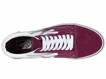 (取寄)Vans(バンズ) スニーカー オールド スクール ユニセックス メンズ レディース Vans Unisex Old Skool (Flame) Dark Purple/True White