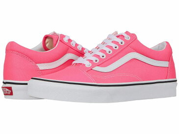 【エントリーでポイント10倍】(取寄)Vans(バンズ) スニーカー オールド スクール ユニセックス メンズ レディース Vans Unisex Old Skool (Neon) Knockout Pink/True White