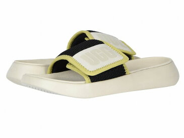 (取寄)アグ レディース L.A. ライト スライド UGG Women L.A. Light Slide Sea Salt/Electric Lime