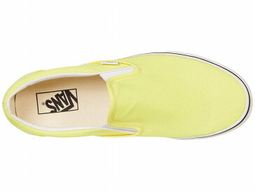 (取寄)Vans(バンズ) スニーカー クラシック スリップーオン ユニセックス メンズ レディース Vans Unisex Classic Slip (Neon) Lemon Tonic/True White