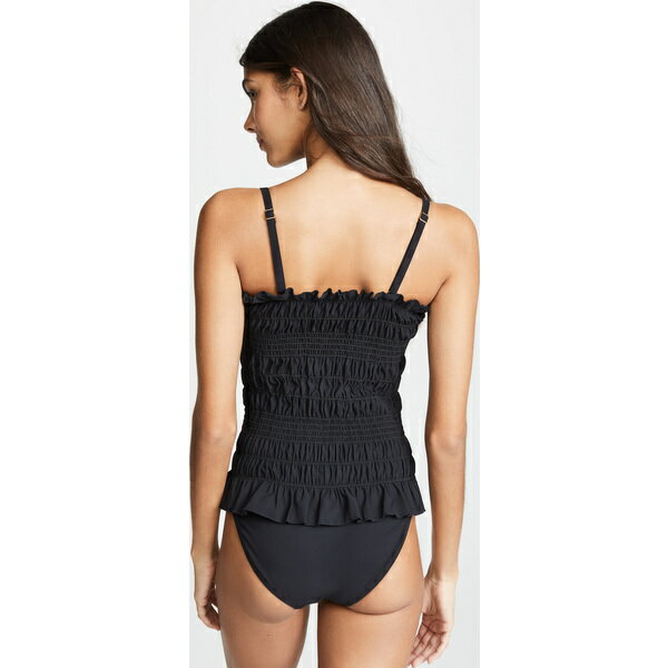 (取寄)トリーバーチ レディース コスタ スモック ワン ピース Tory Burch Women's Costa Smocked One Piece Black Black