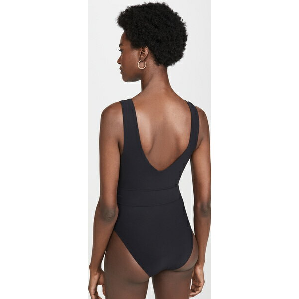 (取寄)トリーバーチ レディース ミラー バンジ ワン ピース Tory Burch Women's Miller Plunge One Piece Black