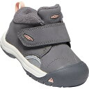 (取寄)キーン トドラー クーテネイ 3 ミッド WP ブーツ KEEN Toddlers' Kootenay III Mid WP Boot Steel Grey / Dusty Pink