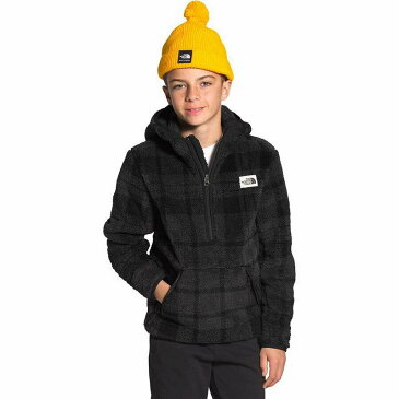 (取寄)ノースフェイス ボーイズ Campshire プルオーバー パーカー The North Face Boys Campshire Hoodie Pullover TNF Black Heritage 2 Plaid Print