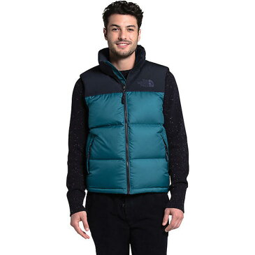 (取寄)ノースフェイス ダウンベスト メンズ エコ ヌプシ ベスト The North Face Men's Eco Nuptse Vest Mallard Blue / Aviator Navy