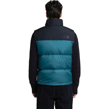 (取寄)ノースフェイス ダウンベスト メンズ エコ ヌプシ ベスト The North Face Men's Eco Nuptse Vest Mallard Blue / Aviator Navy