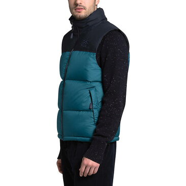 (取寄)ノースフェイス ダウンベスト メンズ エコ ヌプシ ベスト The North Face Men's Eco Nuptse Vest Mallard Blue / Aviator Navy
