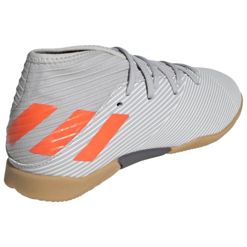 取寄 アディダス ボーイズ シューズ ネメシス 19 3 In ボーイズ グレード スクール Boys Shoes Adidas Nemeziz 19 3 In Boys Grade School Grey Solar Orange Chalk White スウィートラグ