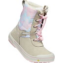 (取寄)キーン ユース ケルサ トール WP ブーツ KEEN Youth Kelsa Tall WP Boot Plaza Taupe / Pink Blush