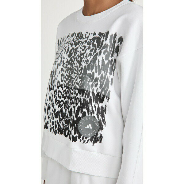 取寄 アディダス バイ ステラ マッカートニー レディース グラフィック スウェットシャツ Adidas By Stella Mccartney Women S Graphic Sweatshirt White スウィートラグ