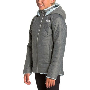 (取寄)ノースフェイス ガールズ Mossbud スワール パーカー The North Face Girls Mossbud Swirl Parka TNF Medium Grey Heather/Starlight Blue