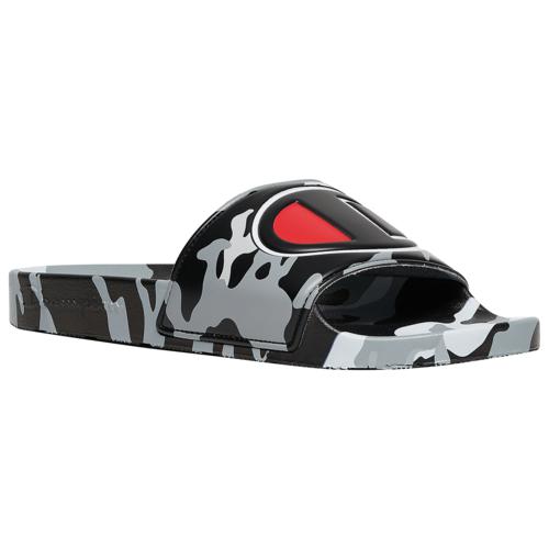 (取寄)チャンピオン メンズ シューズ IPO カモ スライド Champion Men's Shoes IPO Camo Slides Black White 送料無料