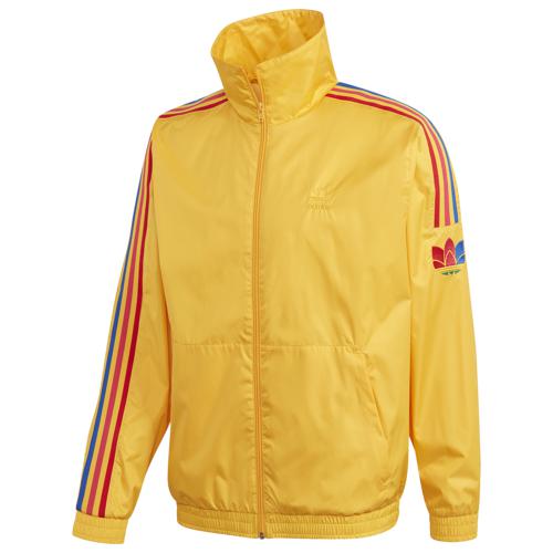(取寄)アディダス オリジナルス メンズ 3D トレフォイル トラック ジャケット adidas originals Men's 3D Trefoil Track Jacket Active Gold 送料無料