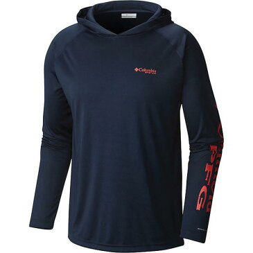 (取寄)コロンビア メンズ ターミナル タックル フーディ Columbia Men's Terminal Tackle Hoodie Collegiate Navy / Sunset Red