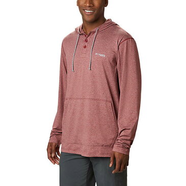 (取寄)コロンビア メンズ スラック タイド ヘンリー フーディ Columbia Men's Slack Tide Henley Hoodie Beet Heather