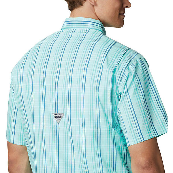 (取寄)コロンビア メンズ スーパー タミアミ ショートスリーブ シャツ Columbia Men's Super Tamiami SS Shirt Gulf Stream Small Check 送料無料