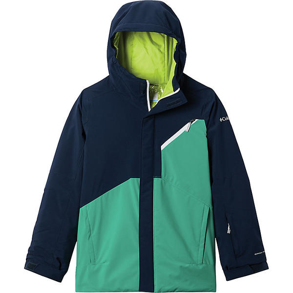 (取寄)コロンビア ボーイズ 男の子 ウィンター ディストリクト ジャケット Columbia Boys Winter District Jacket Collegiate Navy / Bright Emerald 送料無料