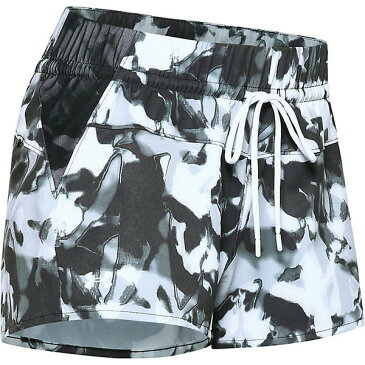 (取寄)アンダーアーマー レディース UA フュージョン プリント ショート Under Armour Women's UA Fusion Print Short Black / White 送料無料