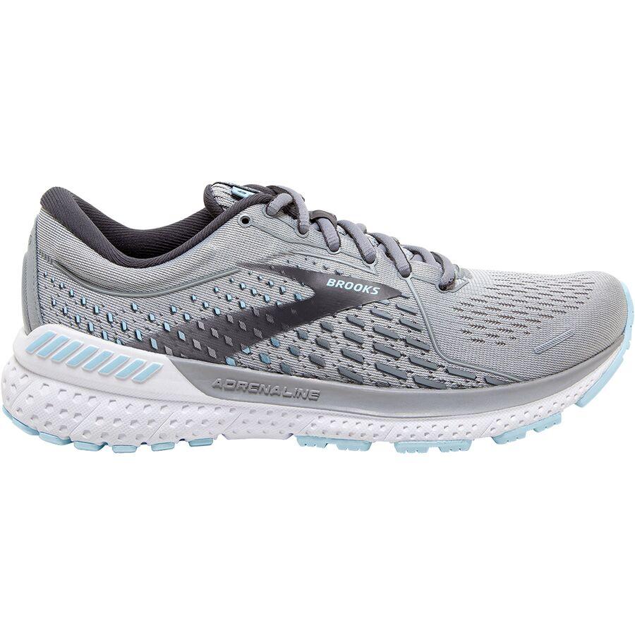 (取寄)ブルックス レディース アドレナリン GTS 21 ランニング シューズ Brooks Women Adrenaline GTS 21 Running Shoe Running Shoes Oyster/Alloy/Light Blue 送料無料