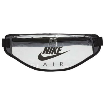 (取寄)ナイキ メンズ ヘリテージ クリア ヒップ パック Nike Men's Heritage Clear Hip Pack White Black 送料無料