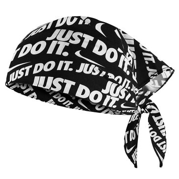 NIKE ナイキ バンダナ ヘアバンド ブラック Just Do it バンダナ メンズ レディース ユニセックス Nike Just Do It Allover Print Bandana