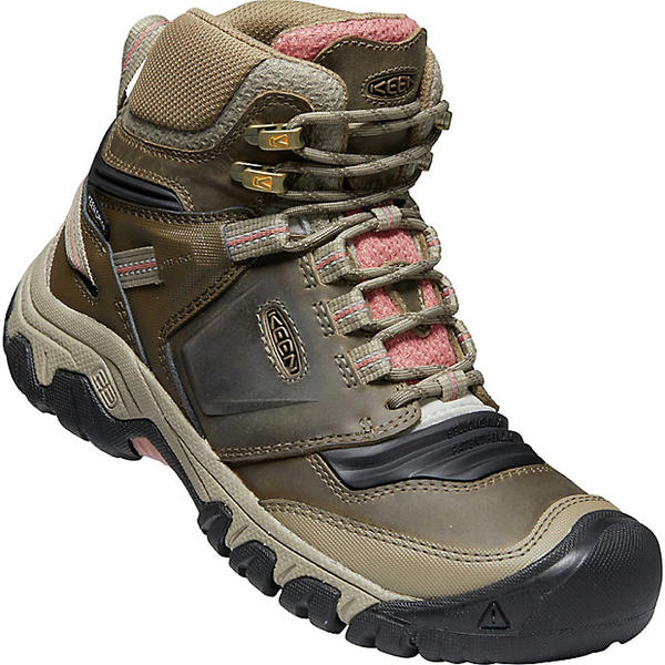 (取寄)キーンレディースリッジフレックスミッドウォータープルーフブーツKEENWomen'sRidgeFlexMidWaterproofBootTimberwolf/BrickDust送料無料
