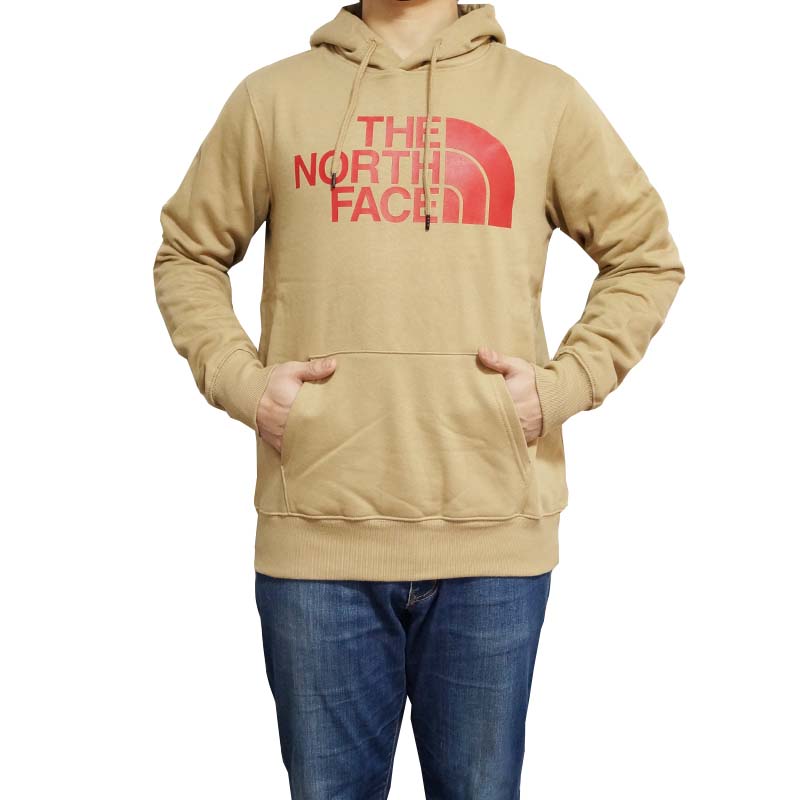 ノースフェイス パーカー メンズ ブラウン ハーフドーム プルオーバー スウェットパーカー The North Face Men's Half Dome Hoodie Pullover Kelp Tan 送料無料