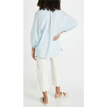 (取寄)トリーバーチ レディース パフド スリーブ チュニック Tory Burch Women's Puffed Sleeve Tunic SpringBlue 送料無料