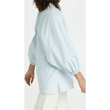 (取寄)トリーバーチ レディース パフド スリーブ チュニック Tory Burch Women's Puffed Sleeve Tunic SpringBlue 送料無料