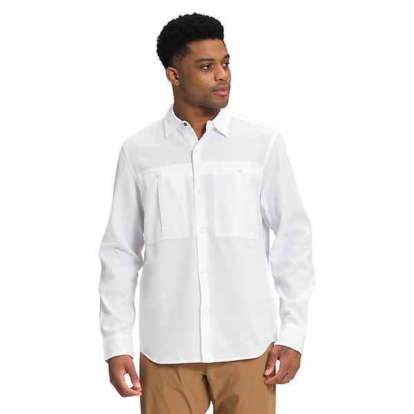 (取寄)ノースフェイス メンズ ライトウェイト トラベル シャツ The North Face Men's Lightweight Travel Shirt TNF White 送料無料