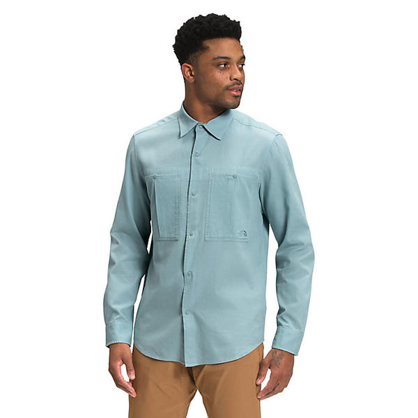 (取寄)ノースフェイス メンズ ライトウェイト トラベル シャツ The North Face Men's Lightweight Travel Shirt Tourmaline Blue 送料無料