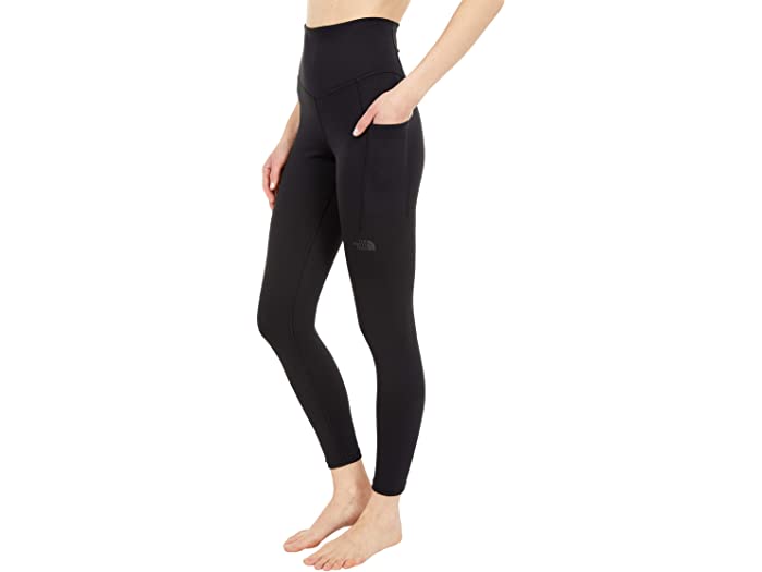 (取寄)ノースフェイス ワンダー Hr 7/8 ポケット タイツ The North Face Wander Hr 7/8 Pocket Tights TNF Black 送料無料