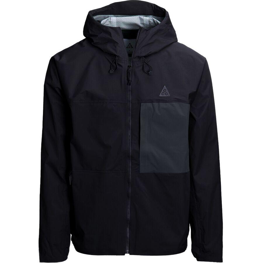 (取寄)ナイキ メンズ NRG ACG タフ ナゲッツ レイン ジャケット Nike Men's NRG ACG Tuff Nuggets Rain Jacket Black/Anthracite 送料無料