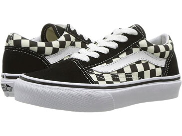 (取寄)バンズ キッズ オールド スクール (リトル キッズ/ビッグ キッズ) Vans Kids Old Skool (Little Kid/Big Kid) (Primary Check) Black/White