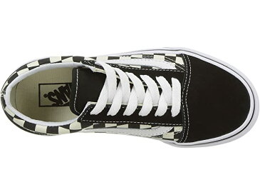(取寄)バンズ キッズ オールド スクール (リトル キッズ/ビッグ キッズ) Vans Kids Old Skool (Little Kid/Big Kid) (Primary Check) Black/White