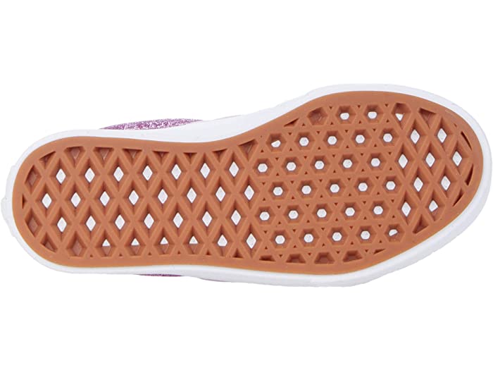 (取寄)バンズ スリップオン (リトル キッズ Vans Kids ComfyCush Slip-On (Little Kid) (Glitter) Orchid/True White